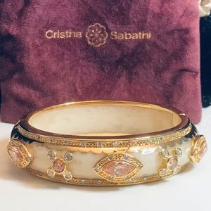 🌟 HOST PICK🌟 Cristina Sabatini Enamel Clamper Bangle